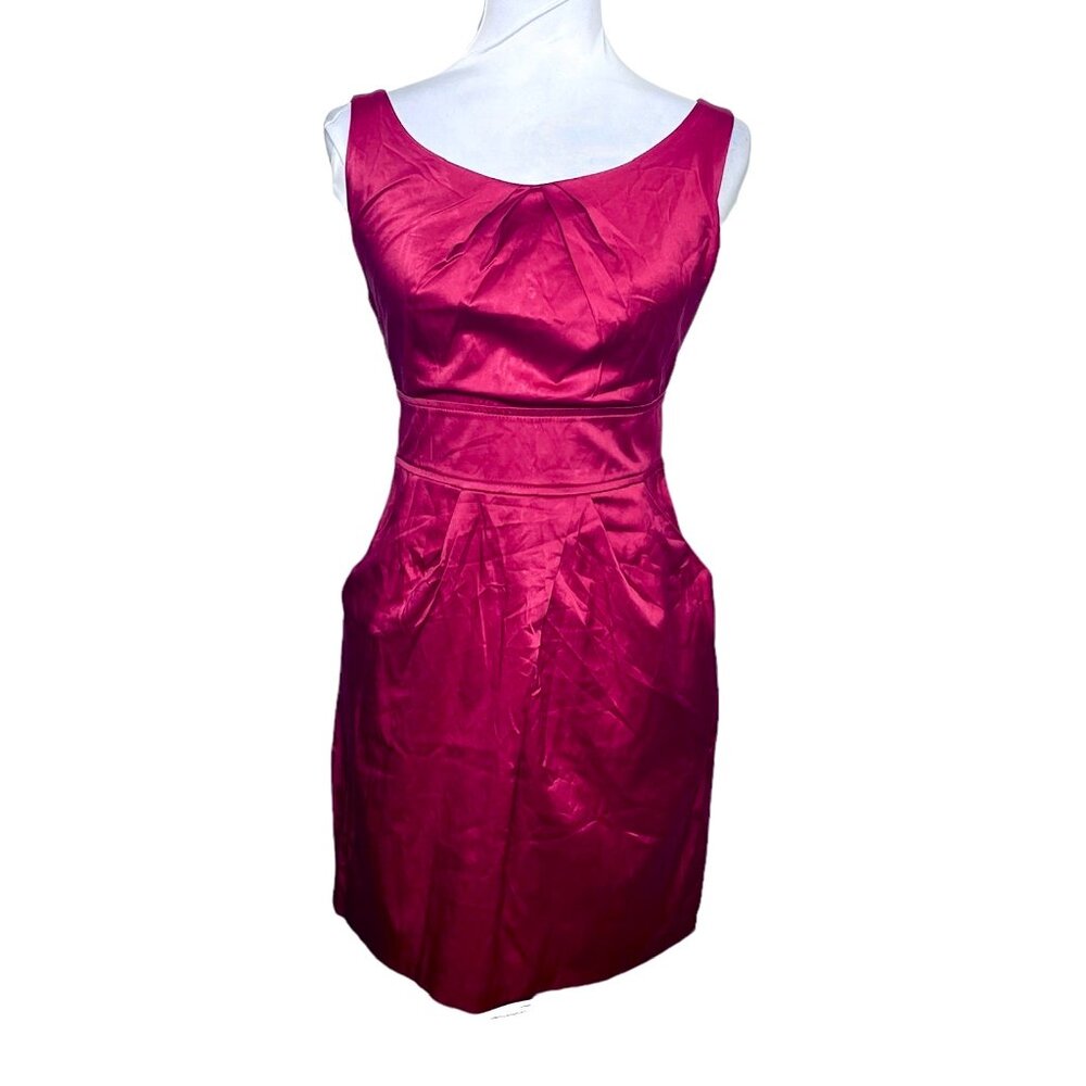 NWT Lette Red Cocktail Midi Dress Size S